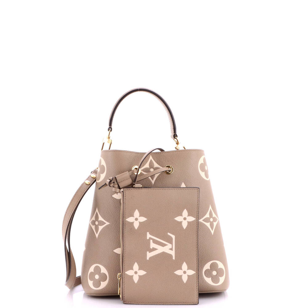 Louis Vuitton MM NeoNoe Handbag Bicolor Monogram Empreinte Giant - Picture 2 of 8